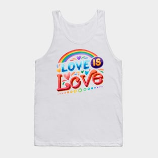 Love is Love LGBTQ Pride Month Tank Top